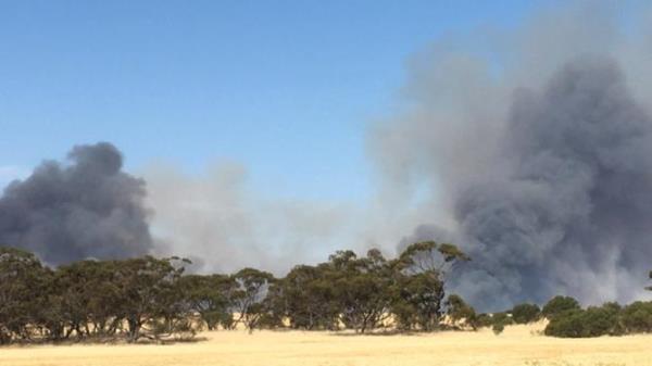 Aerial crews were called in to support those on the ground.